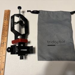 "tridaptor - Universal Digiscoping Adapter | High-Precision Phone to Telescope 3-Axis Metal Holder Mount for Spotting Scope Monocular Microscope|Fits 