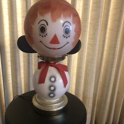 Vintage Raggedy Ann Lamp