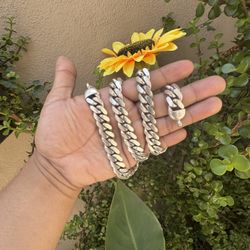 Silver Chain Cuban Link 