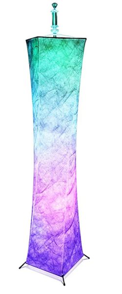 Remote Control LED Small Waist line Floor lamp, Modern Home Decoration RGB, Multicolor,Square