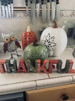 Pumpkins fall decor