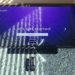 40" TV with Roku