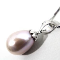Pearl Pendant on Sterling Silver Necklace