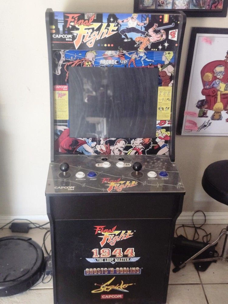 1up Arcade Cabs Final Fight. Mortal Combat Street Fighter