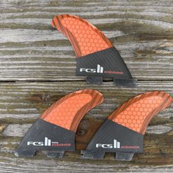 FCS II Accelerator Tri Fins, Medium 