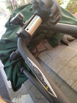 Exercise in place with your own bike.