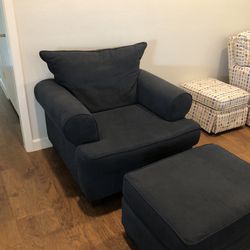 Lounge Chaise Chair With Ottoman - So Comfy