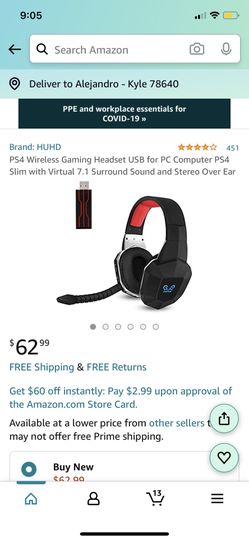 Wireless gaming headset