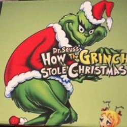 Brand New Canvas Grinch Picture 
