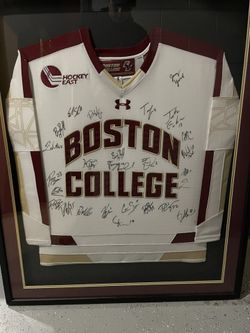 Boston College Signed Hockey Jersey