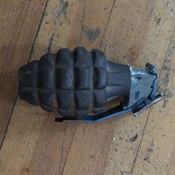 WWII inert training grenade