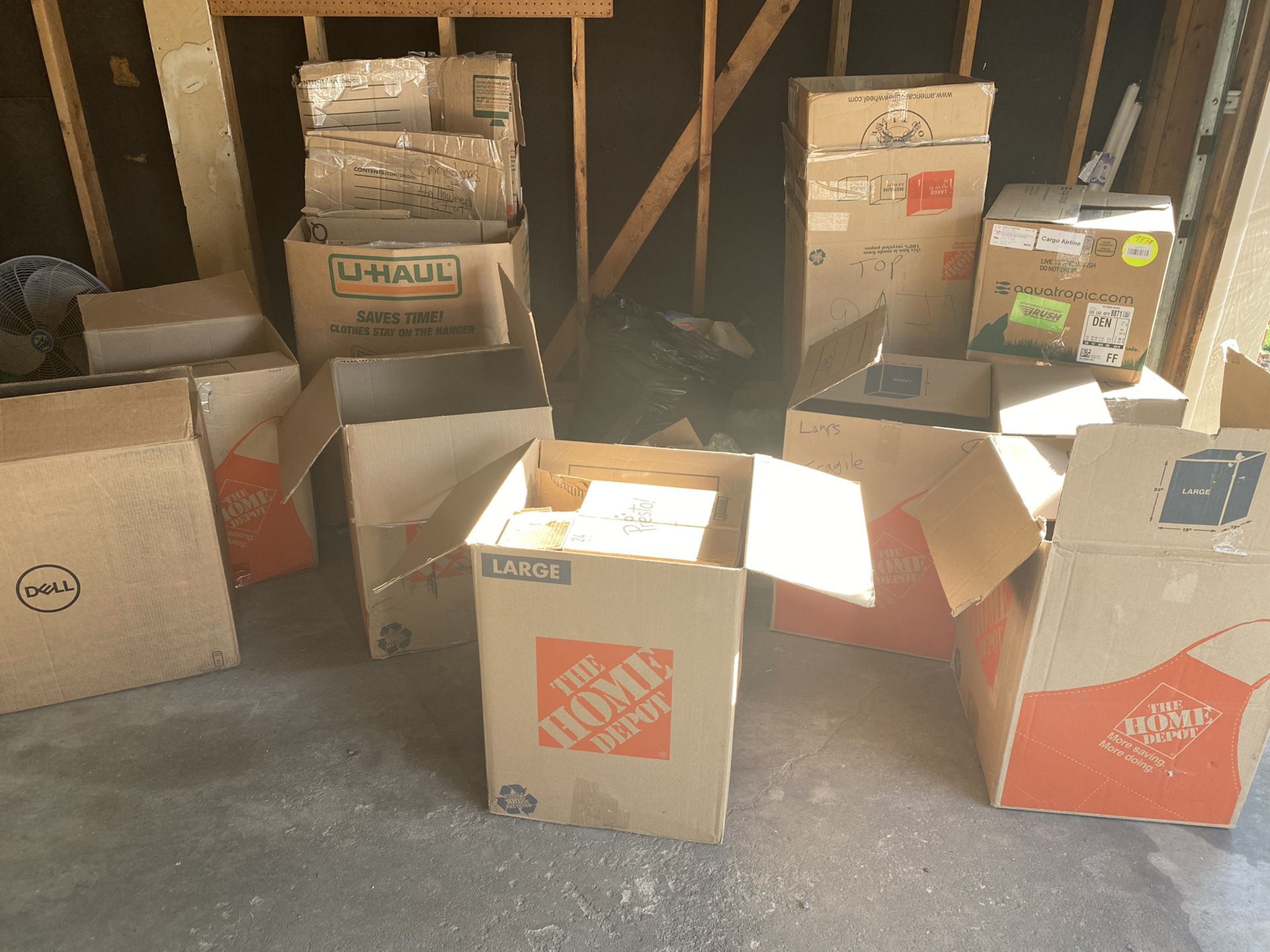 FREE MOVING BOXES, DTC AREA