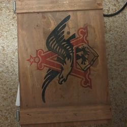 Replicate Budweiser Wood Crate With Extras 