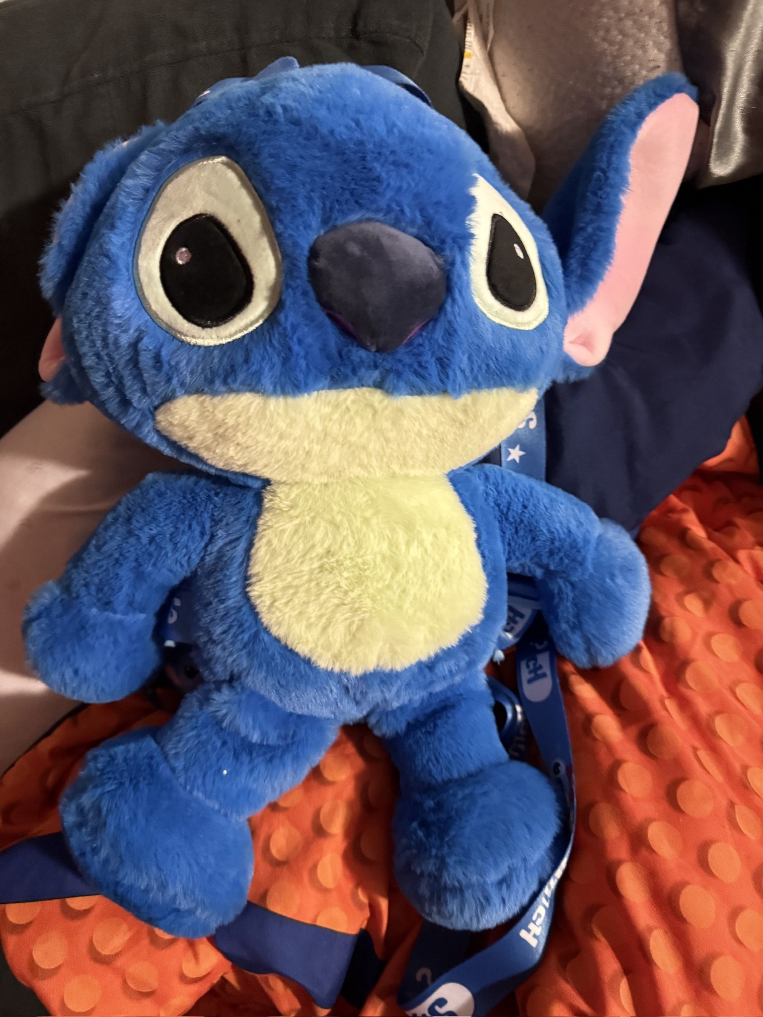Disney Stitch Plush Backpack