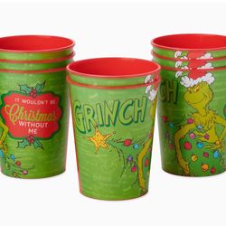 The Grinch 16 oz. Reusable Plastic Cups (8-Count)