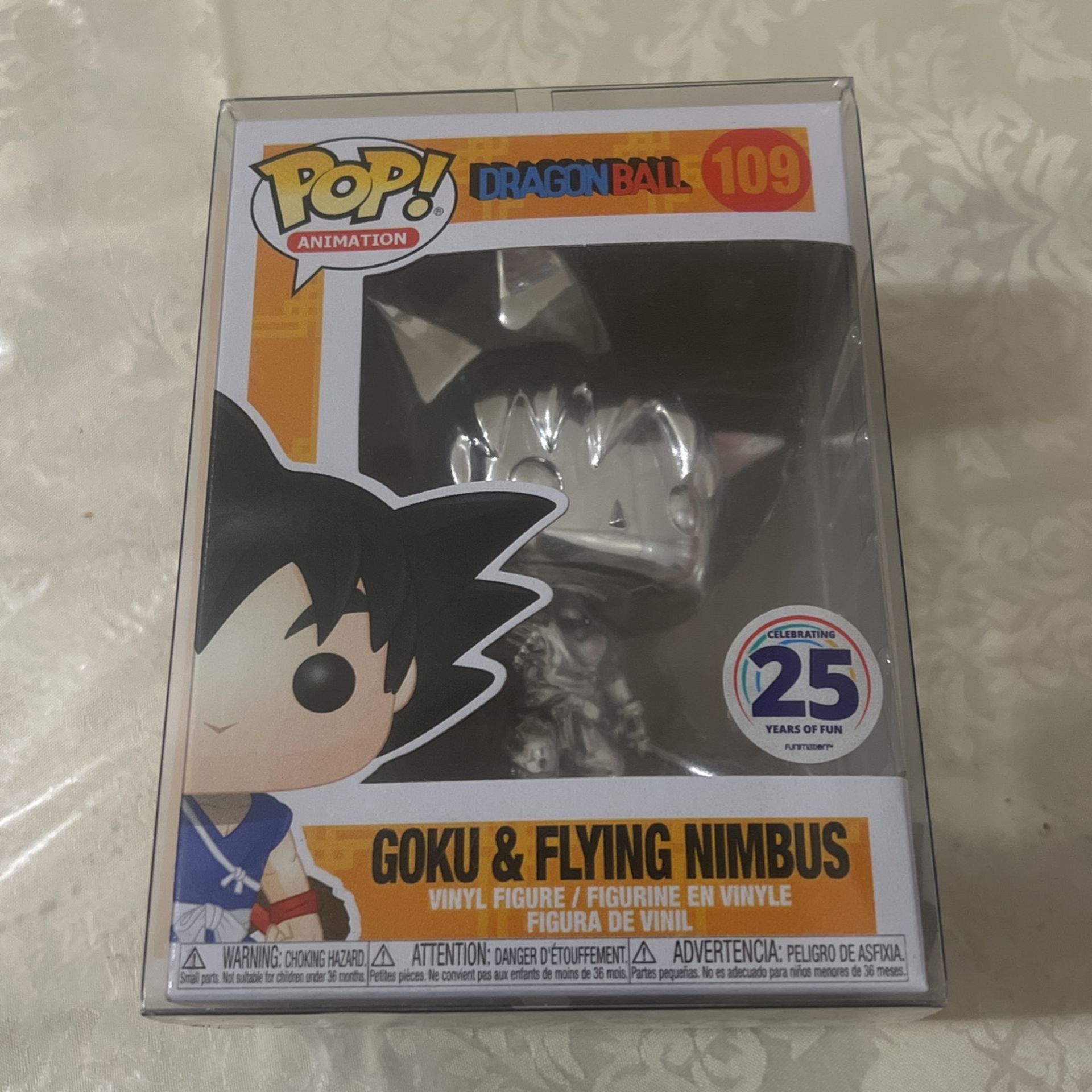 Funko Pop: GOKU AND FLYING NIMBUS RARE 109 Chrome