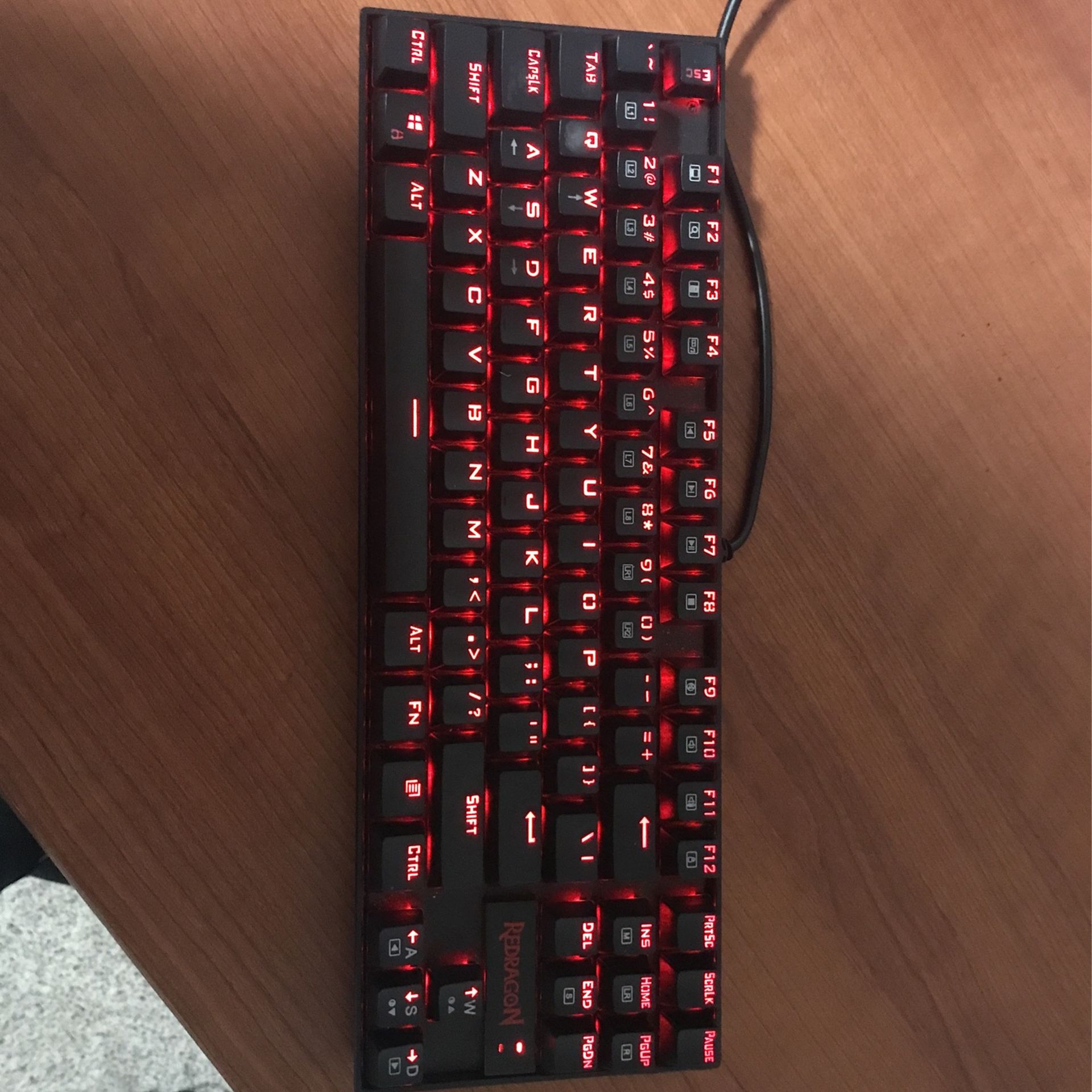 Red Dragón Keboard Blue Switches