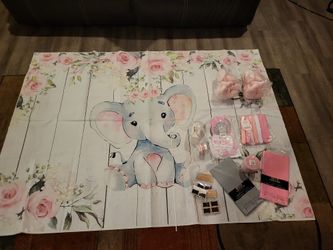 Baby Elephant Babyshower Decorations
