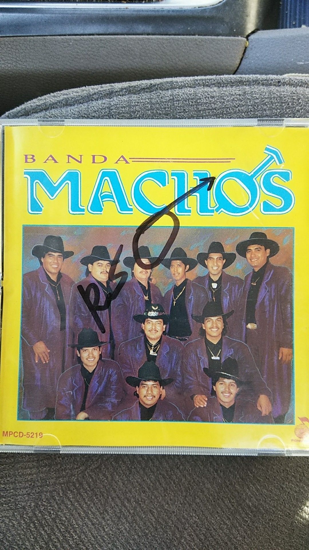 Banda Machos Raul Ortega Autografo **RARO**