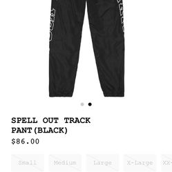 FTP Spell Out Track Pants Medium for Sale in Los Angeles, CA - OfferUp