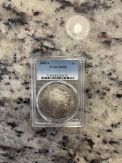 1881 -S PCGS MS65