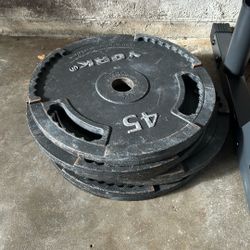 York 45lb Plates 