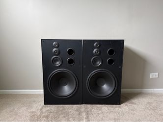 KLH 9915 4 Way Home Floor Standing Speakers 15" Woofers 300W