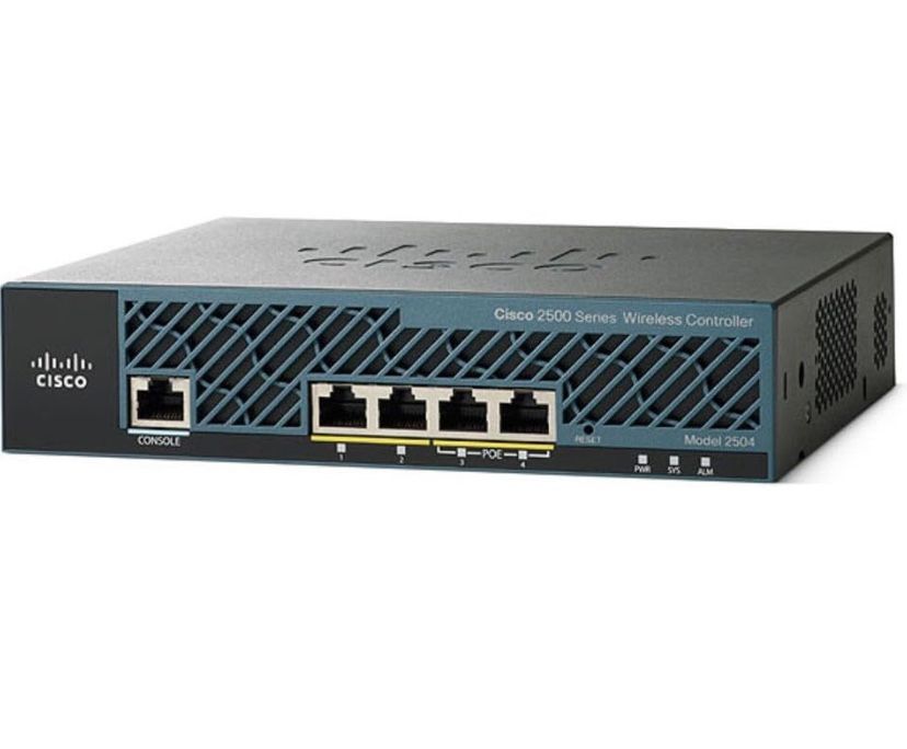 Cisco 2504 AIR-CT2504-5-K9 5 Access Points Wireless LAN Controller