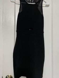 Material Girl - Size S (Black Mini Dress)