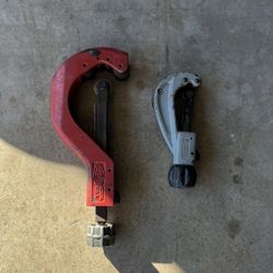 Reed 3/8” To 3-1/2” Tubing Cutters, Ridged 1/4” To 1-5/8” Tubing Cutters