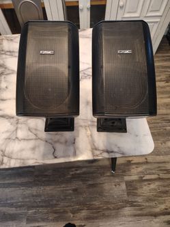 QSC AD-S52T Pair – Professional 5.25" Surface Mount Speakers with Mounts