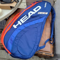 Head Radical Blue Racquet Tennis Racket Bag Tour Team Tennis - Includes Two Rackets Inside