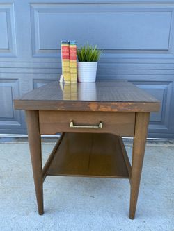 Vintage Mersman MCM Side Table | Mid Century Modern End Table | 2 Tier Mersman End Table | MCM Nightstand