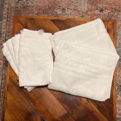 Brand New Set Of White Towels