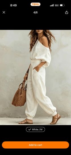 Women'S Boho Off-Shoulder Two-Piece Set, High Waist Loose Pants, Summer Vacation Beach Outfit