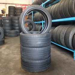 🔥 (4) 255 40 21 Michelin Pilot Sport All Season 4 Tires