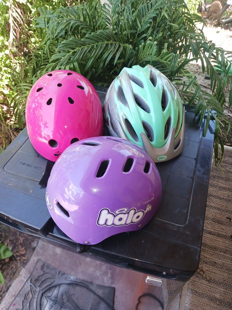 3 New Kids Bike Helmets 20 All3 Firm