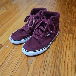 Airwalk High Top Burgundy Sneakers