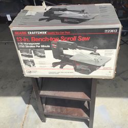 13-lnch Bench -Top  Scroll Saw Brand New  Craftman Still in the box