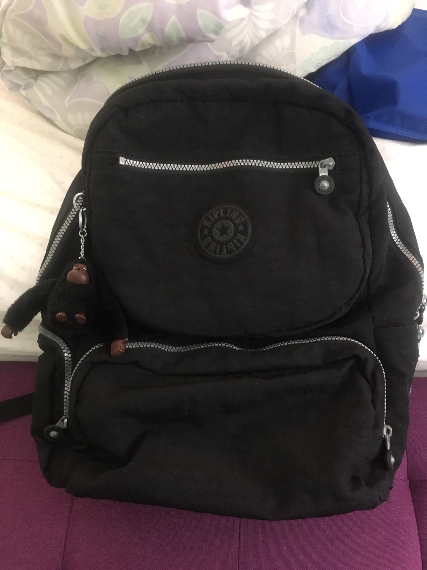 Kipling black backpack