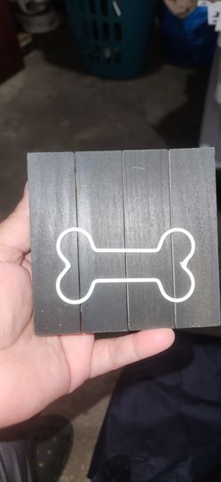 Decorative mini dog bone frame