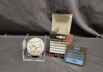 Very Rare Steven Spielberg Signed Baseball W/ COA