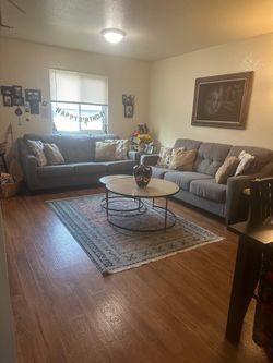 Gray Fabric Couch