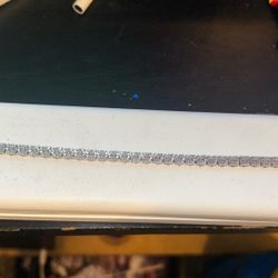 1k Diamond Cuts Tennis Bracelet 