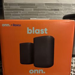 onn. Roku Wireless Surround Sound Speakers 9040x