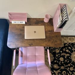 Office setup (Desk, chair, Accessories)