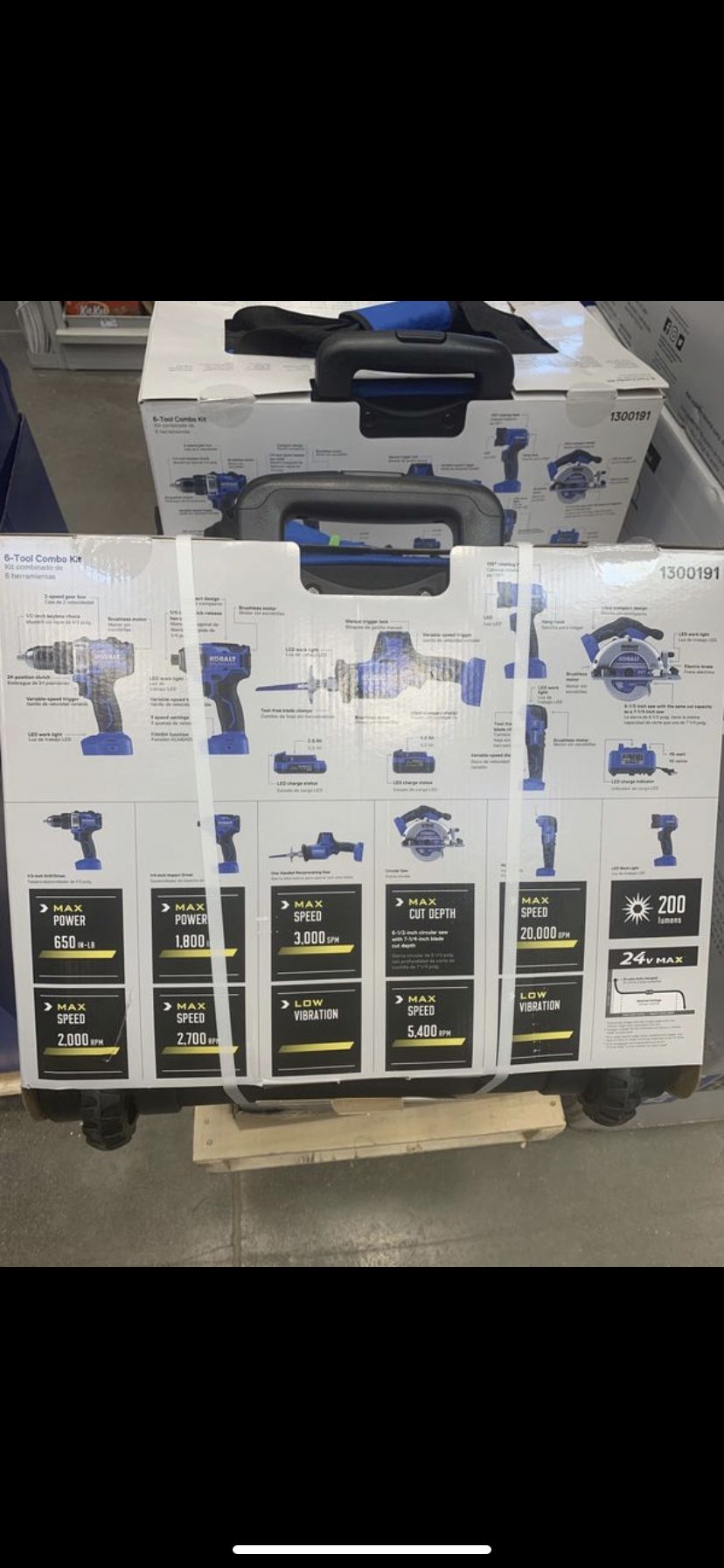 Kobalt 6 Tool Combo Kit with suitcase for Sale in Denver CO OfferUp