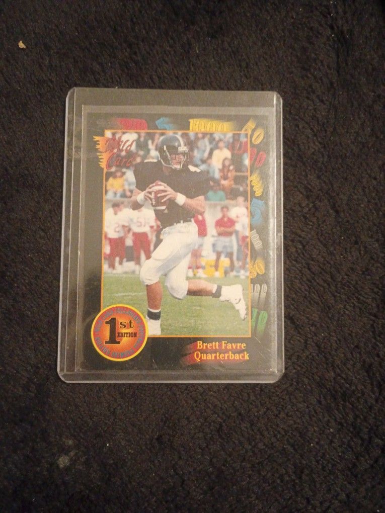 brett  favre collectable card