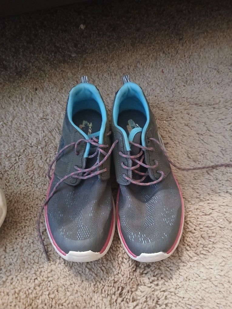 Women's Tennis Shoe, Gray, 6.5