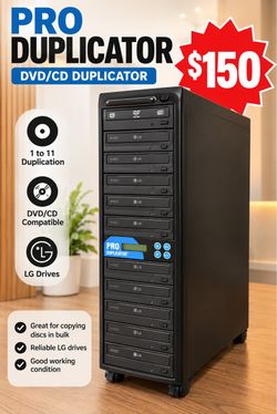 Pro Duplicator 1-to-11 DVD/CD Tower
